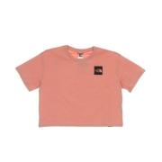 Rose Dawn Cropped Tee Korte Mouw The North Face , Brown , Dames