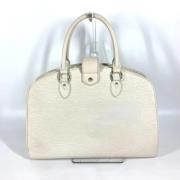 Pre-owned Leather louis-vuitton-bags Louis Vuitton Vintage , White , D...