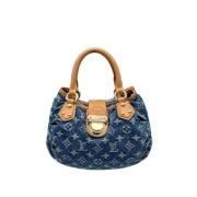 Pre-owned Denim louis-vuitton-bags Louis Vuitton Vintage , Blue , Dame...