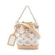 Pre-owned Cotton louis-vuitton-bags Louis Vuitton Vintage , Beige , Da...