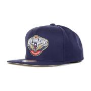 NBA Wool Solid Snapback Cap Mitchell & Ness , Blue , Heren