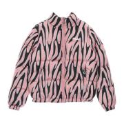 Hoge hals donsjas Peony Print Fila , Pink , Dames