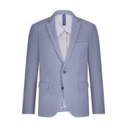 Effen Half Li Blazer State of Art , Blue , Heren