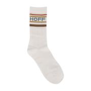 Witte Logo Sokken Hoff , White , Unisex