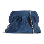 Navy Blauwe Satijnen Ophelia Tas Roberto Festa , Blue , Dames