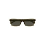 Crystal Olive Acetate Zonnebril Saint Laurent , Green , Unisex