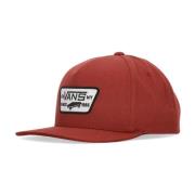 Henna Snapback Pet met Platte Klep Vans , Brown , Heren