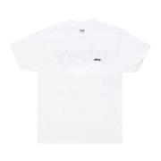 Klassieke Witte Heren Tee Korte Mouw Obey , White , Heren