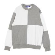 Lichtgewicht Crewneck Sweatshirt Wit/Grijs Usual , Gray , Heren