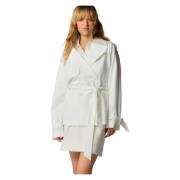 Stijlvolle Trench Coats voor alle seizoenen Kocca , White , Dames