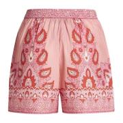 Roze Zomer Shorts Damesmode Etro , Pink , Dames