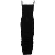 Zwarte Elegante Jurk voor Vrouwen Michael Kors , Black , Dames