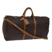 Pre-owned Canvas travel-bags Louis Vuitton Vintage , Brown , Dames