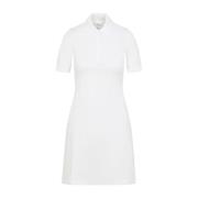 Piqué Jurk Courrèges , White , Dames