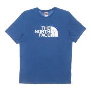 Blauw Heren Tee Korte Mouw Shirt The North Face , Blue , Heren