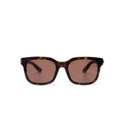 Bruine Zonnebril Dames Accessoires Alexander McQueen , Brown , Dames