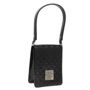 Pre-owned Leather louis-vuitton-bags Louis Vuitton Vintage , Black , D...