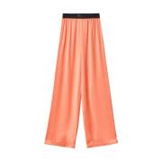 Oranje Broek Stijlvol en Elegant Gaëlle Paris , Orange , Dames