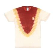 Tie-Dye Dream Tee T-Shirt Bourgondië/Peach Ripndip , Multicolor , Here...