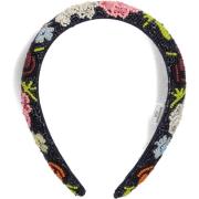 Blauwe Wide Beaded Hairbrace Becksöndergaard , Multicolor , Dames