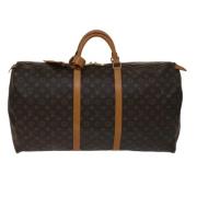 Pre-owned Canvas travel-bags Louis Vuitton Vintage , Brown , Dames