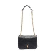 Pre-owned Leather shoulder-bags Yves Saint Laurent Vintage , Black , D...