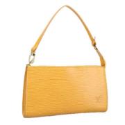 Pre-owned Leather louis-vuitton-bags Louis Vuitton Vintage , Yellow , ...