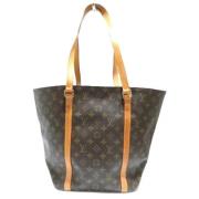 Pre-owned Canvas shoulder-bags Louis Vuitton Vintage , Brown , Dames