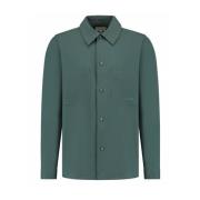 Lange mouw losvallend shirt Pure Path , Green , Heren