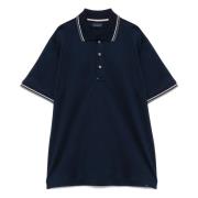 Katoenen Polo Shirt 3 Knopen Italië Paul & Shark , Blue , Heren