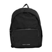 Zwarte rugzak met laptopvak Tommy Hilfiger , Black , Heren