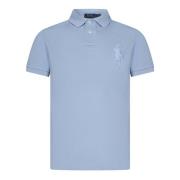 Lichtblauwe Polo T-shirt met Big Pony Polo Ralph Lauren , Blue , Heren