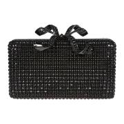 Kristallen Box Clutch Tas Self Portrait , Black , Dames