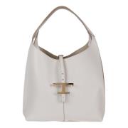 Stijlvolle Leren Crossbody Tas Tod's , Gray , Dames