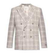 Blazer met ruitpatroon Etro , Gray , Heren