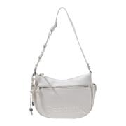 Witte rits handtas met zakken Desigual , White , Dames