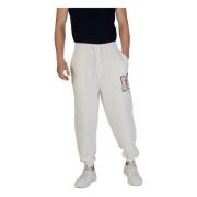 Witte katoenen broek met voorzakken Tommy Jeans , White , Heren