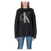 Casual Relaxte Fit Sweatshirt Vrouwen Lente/Zomer Calvin Klein Jeans ,...