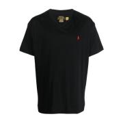 Zwarte T-shirts en Polos Polo Ralph Lauren , Black , Heren