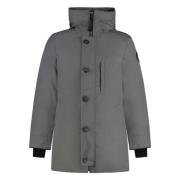 Parka met capuchon en logopatch Canada Goose , Gray , Heren