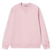 Lange Katoenen Sweatshirt Carhartt Wip , Pink , Heren