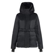 Technische Stof Hoodie met Ganzendons Canada Goose , Black , Dames