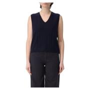 Coco Gebreide Vest Trui A.p.c. , Blue , Dames