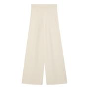 Reguliere Pure Broek Max Mara , Beige , Dames