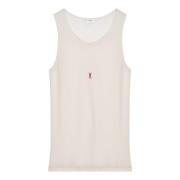 Cassandre Tanktop Saint Laurent , Beige , Dames