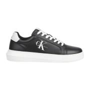 Zwarte Chunky Mono Sport Sneakers Calvin Klein Jeans , Black , Heren