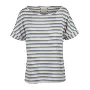 Jersey T-shirt met ronde hals Alessia Santi , Multicolor , Dames