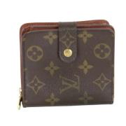 Pre-owned Canvas wallets Louis Vuitton Vintage , Brown , Dames