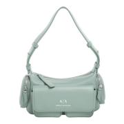 Chic Hobo-tas met ritssluiting Armani Exchange , Green , Dames