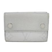 Pre-owned Canvas wallets Louis Vuitton Vintage , White , Dames